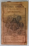 ISTORIA ANTICA , TEXT - ALBUM - ATLAS de TH. AVR. AGULETTI , MANUAL PENTRU CLASA I SEUNDARA SI NOMALA , 1926-1927 , PREZINTA PETE , HALOURI DE APA SI