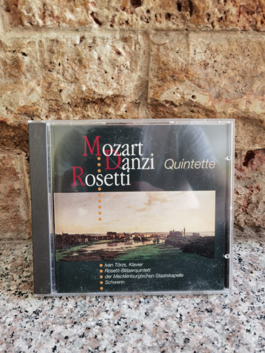 Cd Mozart Danzi Rosetti Quintette - Ivan Torzs ,559252