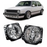 Set de faruri cu sticla clara si crom, potrivit pentru VW Golf 2 1983-1992 Performance AutoTuning