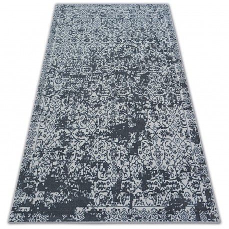 Covor Sense Micro 81260 Vintage alb si antracit, 160x230 cm