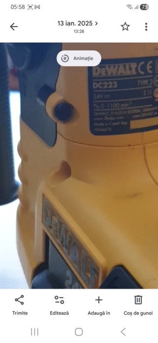 Rotopercutor Dewalt dc223