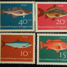 Serie timbre pesti animale fauna Germania nestampilate