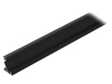 Profil aluminiu negru pentru module LED 1m CORNER14 &icirc;n unghi