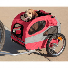 PetSafe Remorcă de bicicletă pentru c&amp;acirc;ini &amp;quot;Happy Ride&amp;quot; M, roșu foto
