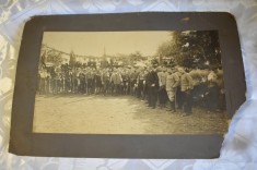 FOTOGRAFIE 1915 CERCETASI ROMANI == GRUP MILITARI == PRIMUL RAZBOI MONDIAL