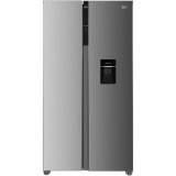 Side by side Beko GNO5322WDXPN, 532 l, Clasa E, NeoFrost,Compresor Inverter, dispenser apa, Display cu touch control, H 177 cm, Inox Look