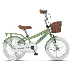 Bicicleta copii Umit Stitch Man, culoare verde, roata 16&quot;, cadru otel Cod:51640000001