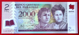 Paraguay 2000 2.000 Guaranies 2011 polimer UNC necirculata **