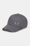 Under Armour sapca Sportstyle Metal culoarea gri, neted, 1389695
