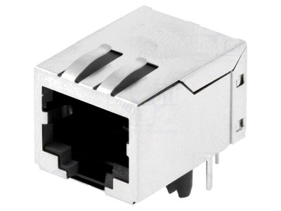 Conector RJ45 ecranat THT 8p8c foto