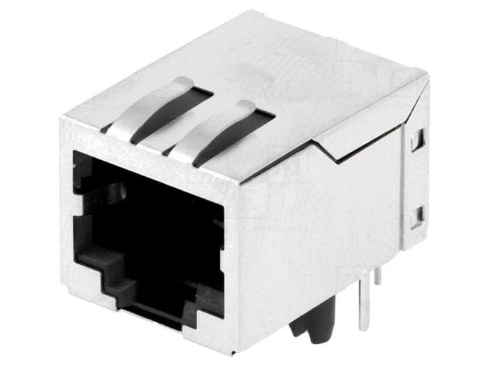 Conector RJ45 ecranat THT 8p8c