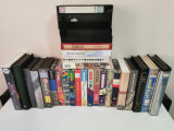 Lot 30 casete video VHS film desene animate muzica doc diverse inregistrari tv