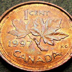 Moneda 1 CENT - CANADA, anul 1997 * cod 597