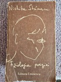 FIZIOLOGIA POEZIEI - NICHITA STANESCU, 1990, 638 pagini, stare buna
