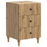 vidaXL Dulap de noapte cu sertar Stejar Artizanal 43x 41 x 66,5 cm 894104