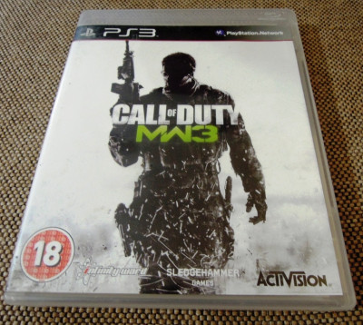 Call of Duty Modern Warfare 3, PS3, original foto