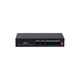 Switch PoE Dahua cu 4 porturi Fast Ethernet, 36W, Extend 250 m