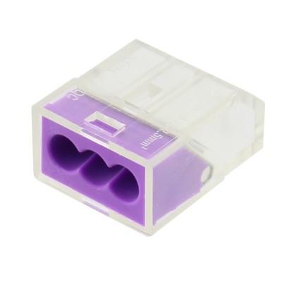 Terminal universal pentru cabluri, 3 pini, 0,75-2,5mm - 402535 foto