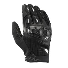 Manusi barbati Roadster vara piele/textil Ixon model Rise Air 2 MS culoare: negru/alb - degete tactile, M (8/9)
