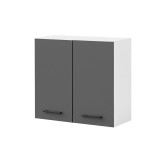 Dulap Bucatarie Suspendat Praktik 60 Leziter 2 Usi Alb Stejar Sonoma 60x58x31 cm