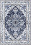 Cumpara ieftin Covor Premium Belgian Model Alaska P0148-899, Marime 120 x 160 cm, Albastru, Antialergic, Poliester Reciclat, Living, Dormitor, Sufragerie, Birou