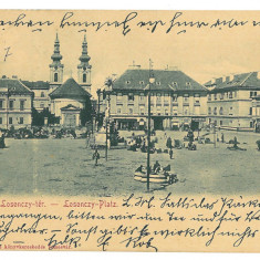 3375 - TIMISOARA, Market, Romania - old postcard - used - 1903