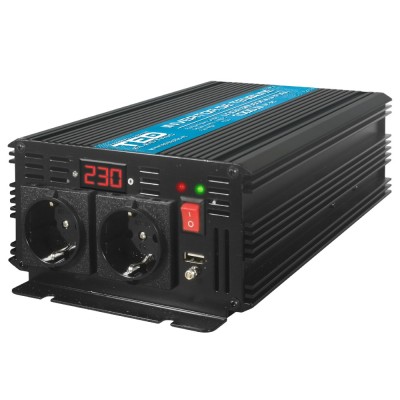 Invertor 24Vdc-230Vac 1000W sinus pur TED foto