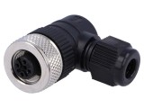Conector M12 mufă PIN 4 mamă A-DeviceNet CANopen IP67