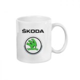 Cana alba personalizata Auto Skoda, INOVATIX&reg;. 330ml