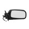 Oglinda exterioara Toyota Corolla (E11) Sedan/Hatchback/Combi/Liftback 1997-12.2001 Partea Dreapta Crom Convex Electrica Cu Incalzire, carcasa neagra