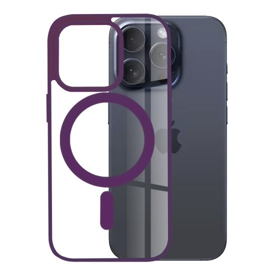 Husa pentru iPhone 15 Pro - Techsuit MagSafe Pro - Purple