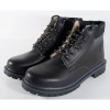 Bocanci/Ghete negre piele naturala -SBB02, 35 - 46