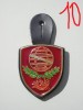 QW8 10 - Insigna - tematica militara - misiune pace Lisabona - suport piele, Europa