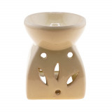 Vas aromaterapie din ceramica model petale bej - 75cm, Stonemania Bijou
