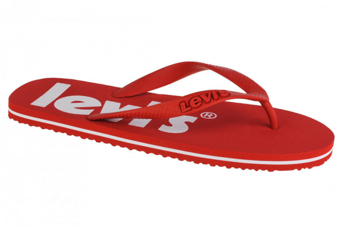 Papuci flip-flop Levi&#039;s Dixon Poster 234226-627-88 roșu