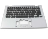 Tastatura Dell Inspiron Neagra 11 3147 cu Palmrest argintiu, 11 3148 cu Palmrest argintiu