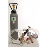 Kit de accesorii 2 cu adaptor profesional de 5 litri, furtun de bere de 10 mm, 2,0 kg CO2 pentru dozator bere de 1 linie