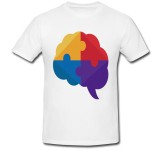 Cumpara ieftin Tricou &quot; Creier din puzzle colorat &quot;