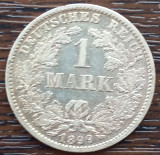 (A303) MONEDA DIN ARGINT GERMANIA - 1 MARK 1899, LIT. E, MAI RARA, Europa