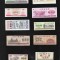 China Set 10 bonuri cupoane alimentare diferite valori #7
