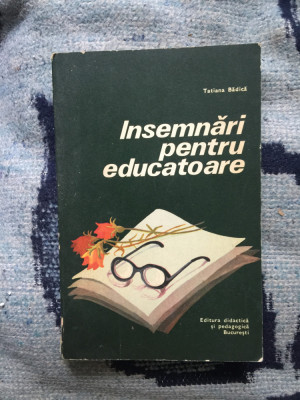 b1a INSEMNARI PENTRU EDUCATOARE - TATIANA BADICA foto