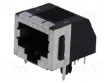 Conector RJ45 soclu PIN 8 Cat 3 ecranat TE Connectivity