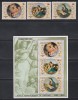 Aitutaki 1983 - A 500-a aniversare a nașterii lui Rafael, Serie + Coliță cu Suprataxă, MNH, Nestampilat