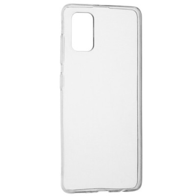 Husa compatibila cu Samsung Galaxy A41, - Silicon Slim, Transparent foto
