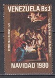 Venezuela 1980 - Pictură - Rubens - &bdquo;Adorația păstorilor&rdquo;, MNH