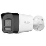 Camera supraveghere IP Hikvision HiLook IPC-B140HA-LUF/SL, 4MP, iluminare duala 30m, 2.8mm, microfon, difuzor, slot microSD, PoE, IP67 SafetyGuard Sur