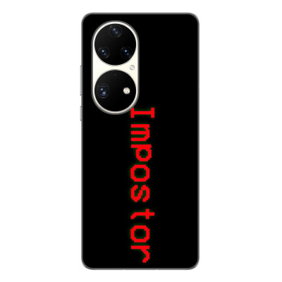 Husa compatibila cu Huawei P50 Pro Silicon Gel Tpu Model Among Us Impostor foto