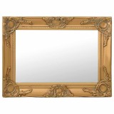 Cumpara ieftin Oglinda de perete in stil baroc, auriu, 60 x 40 cm