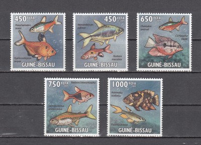 A12 S6 1 - Timbre foarte vechi - Guineea Bissau - fauna marina foto