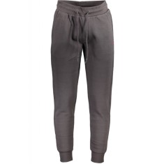 Pantaloni sport barbati cu bata elastica si buzunare oblice gri inchis, 2XL